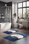 Mijölnir Juego de alfombrillas de baño CT-5428, 2 piezas, Multicolor